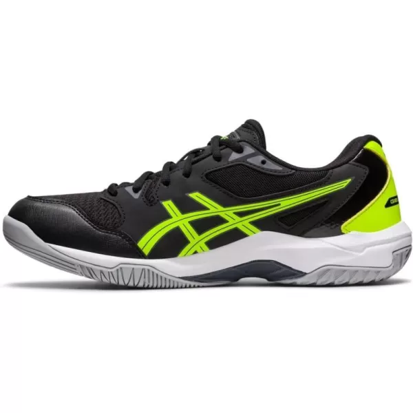 imageASICS Mens GelRocket 10 Indoor Court ShoesBlackCarrier Grey