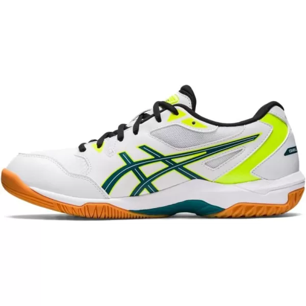 imageASICS Mens GelRocket 10 Indoor Court ShoesWhiteVelvet Pine