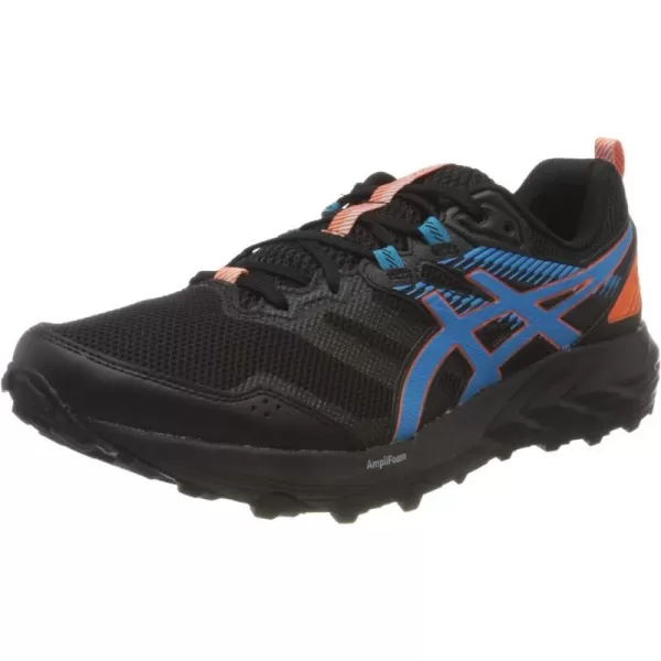 imageASICS Mens GelSonoma 6 Running ShoesBlack Digital Aqua