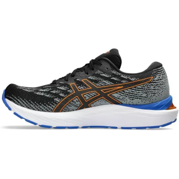 imageASICS Mens GelStratus 3 Knit ShoesBlackBright Orange