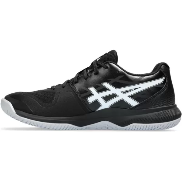 imageASICS Mens GelTactic 12 ShoesBlackWhite