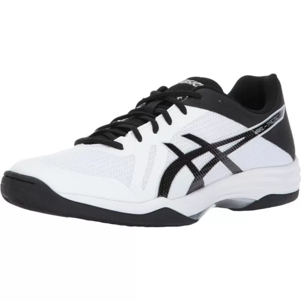 imageASICS Mens GelTactic 2 Athletic ShoeWhiteBlackSilver