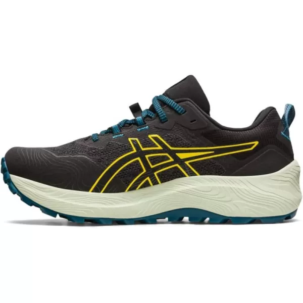 imageASICS Mens GelTrabuco 11 GTX Running ShoesBlackGolden Yellow