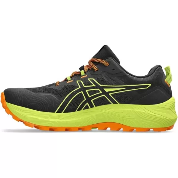imageASICS Mens GelTrabuco 11 Running ShoesBlackNeon Lime
