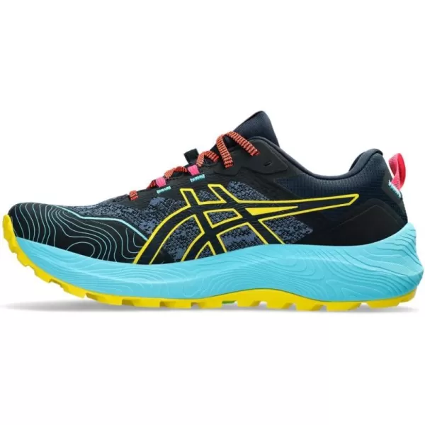 imageASICS Mens GelTrabuco 11 Running ShoesFrench BlueVibrant Yellow