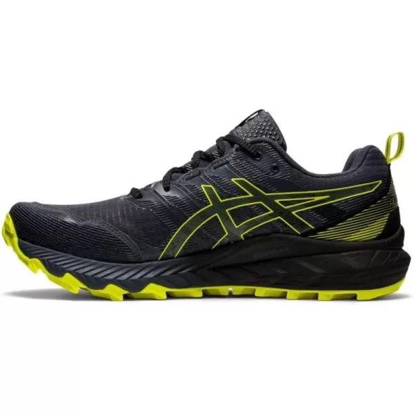 imageASICS Mens GelTrabuco 9 Running ShoesCarrier GreySour Yuzu