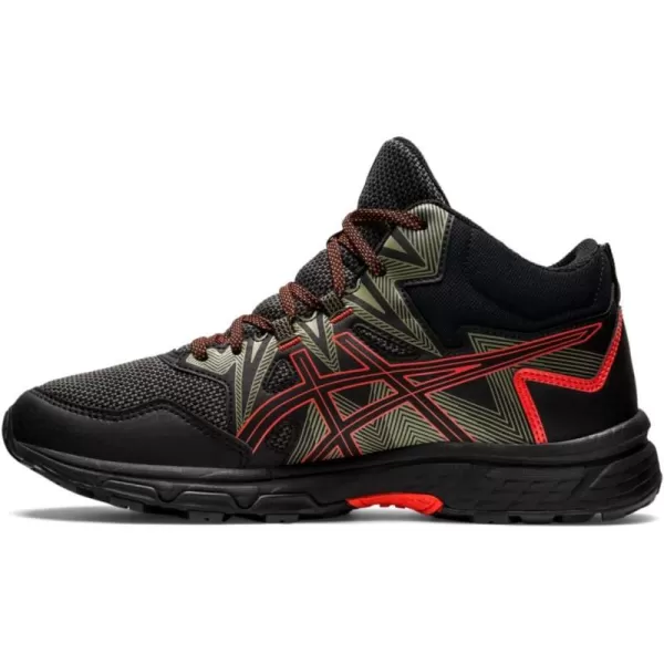 imageASICS Mens GelVenture 8 Mid Top Running ShoesBlackCherry Tomato
