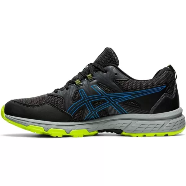 imageASICS Mens GelVenture 8 Running ShoesBlackDirectoire Blue
