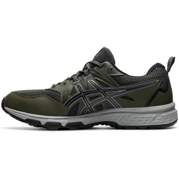 imageASICS Mens GelVenture 8 Running ShoesOlive CanvasBlack