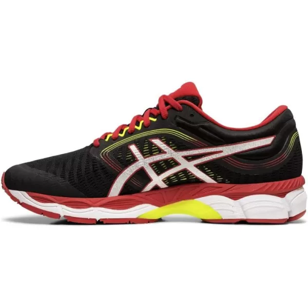 imageASICS Mens GelZiruss 3 Running ShoesBlackSpeed Red