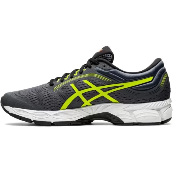 imageASICS Mens GelZiruss 3 Running ShoesCarrier GreyLime Zest