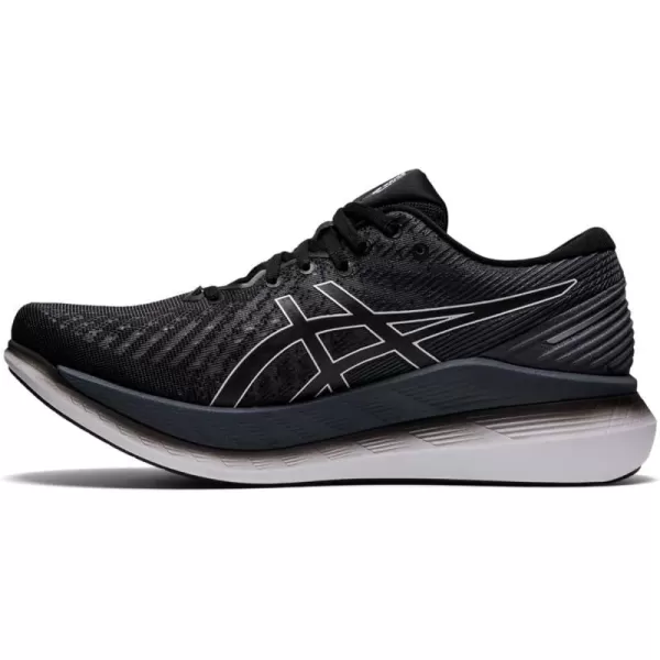 imageASICS Mens Glideride 2 Running ShoesBlackCarrier Grey