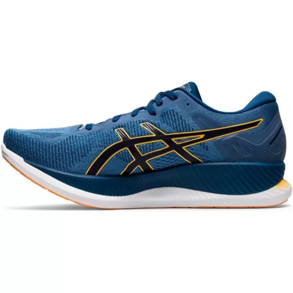imageASICS Mens Glideride Running ShoesGrey FlossMako Blue