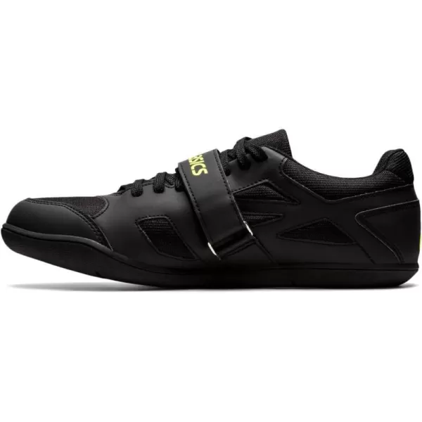 imageASICS Mens Hyper Throw 3 Track  Field ShoesBlackSafety Yellow