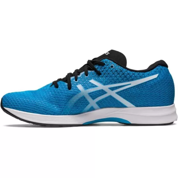 imageASICS Mens LYTERACER 4 Running Shoes 7 BlackClassic RED9 Wide Island BlueWhite