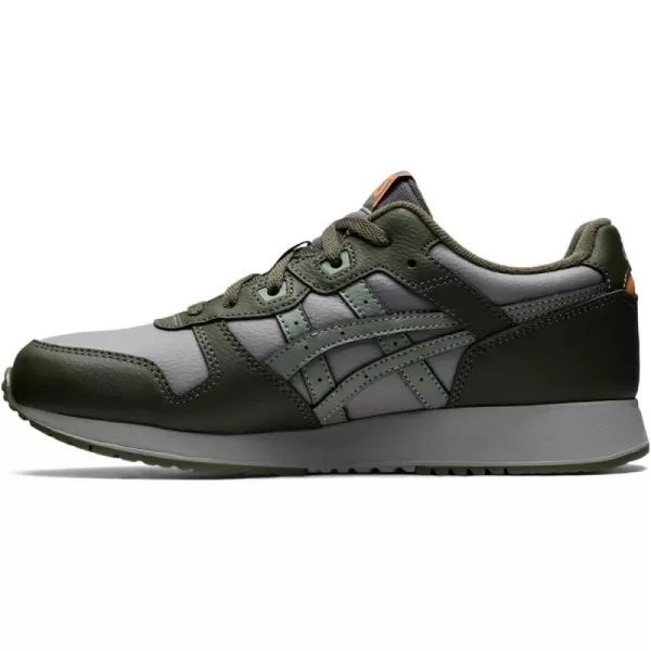 imageASICS Mens Lyte Classic Sportstyle ShoeClay GreyLichen Green