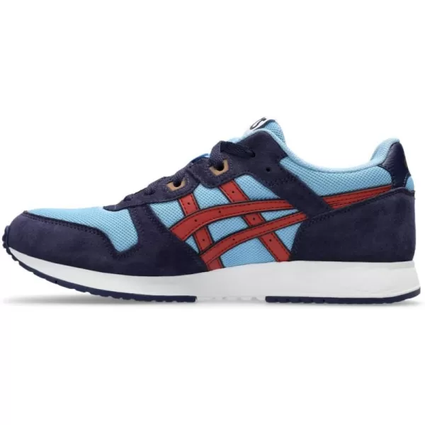 imageASICS Mens Lyte Classic Sportstyle ShoeHarbor BlueBurnt Red