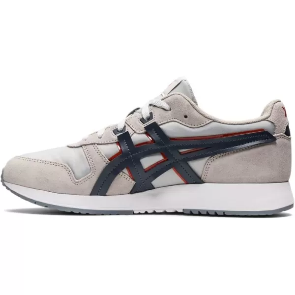 imageASICS Mens Lyte Classic Sportstyle ShoesGlacier GreyRed Clay