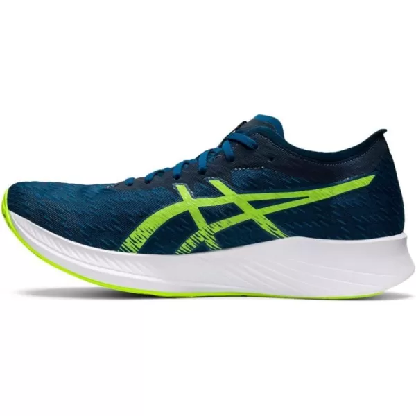 imageASICS Mens Magic Speed Running ShoesMako BlueHazard Green
