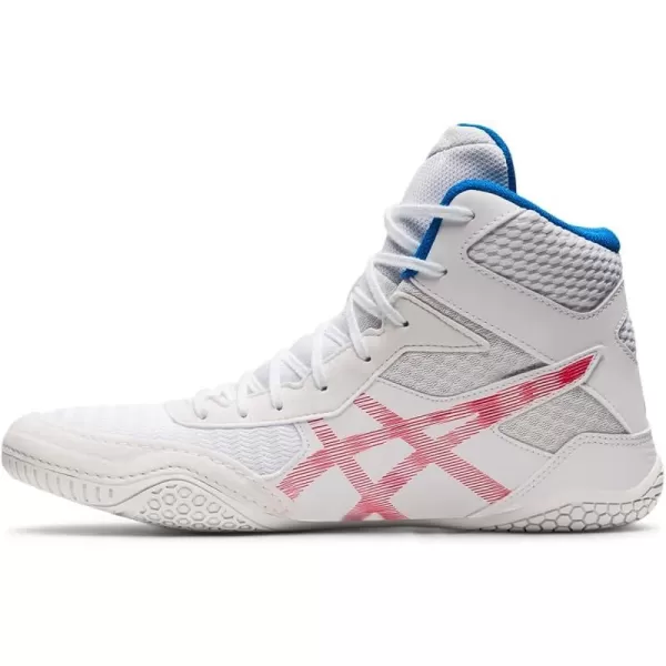 imageASICS Mens Matcontrol 2 Wrestling ShoesWhiteElectric Red
