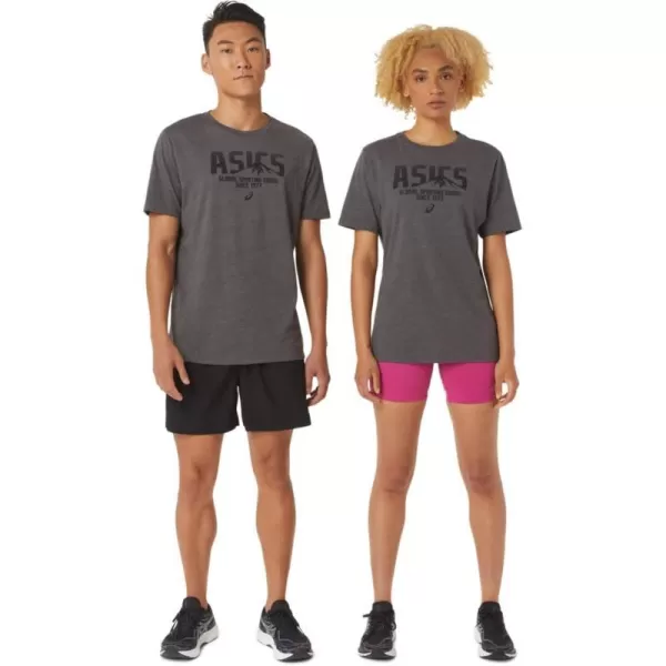 imageASICS Mens Mens 1977 MTN TEE Training ApparelDark Grey Heather