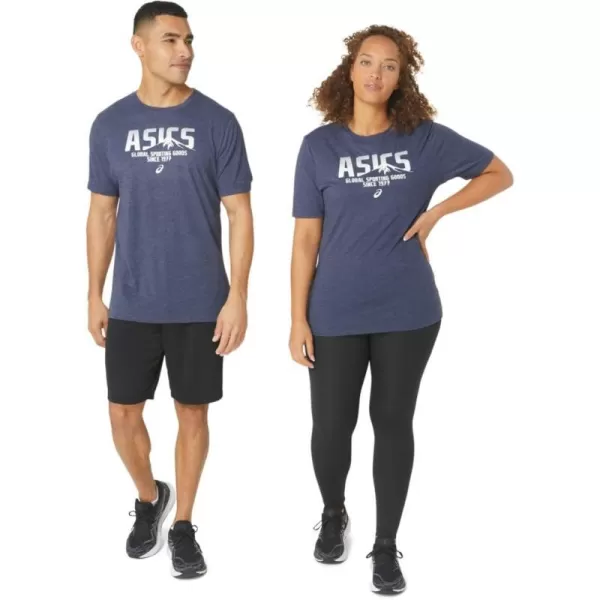 imageASICS Mens Mens 1977 MTN TEE Training ApparelPeacoat Heather