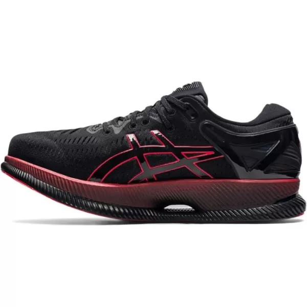 imageASICS Mens Metaride Running ShoesBlackElectric Red
