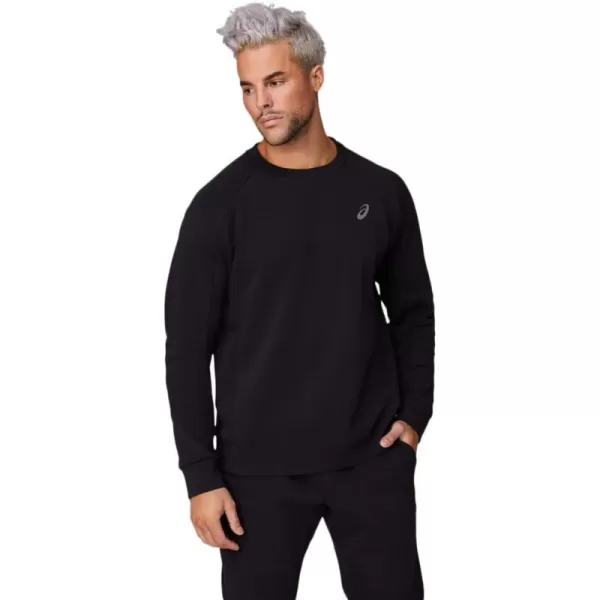 imageASICS Mens Mobility Knit Crew Running ApparelPerformance Black