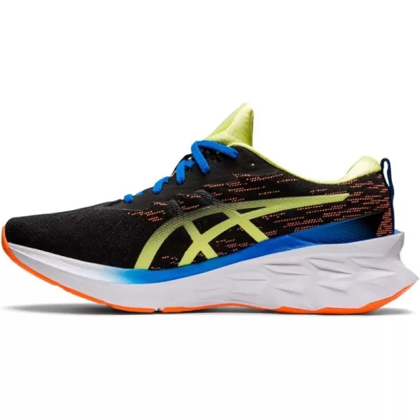 imageASICS Mens NOVABLAST 2 Running ShoesBlackShocking Orange