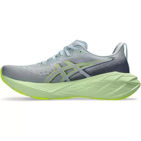 imageASICS Mens NOVABLAST 4 Running ShoeCool GreyBlue Expanse