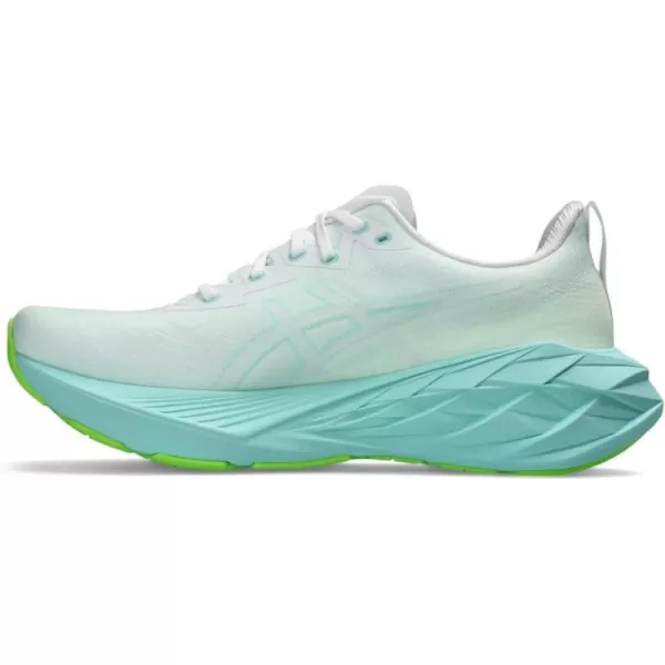 imageASICS Mens NOVABLAST 4 Running ShoeWhiteIlluminate Mint