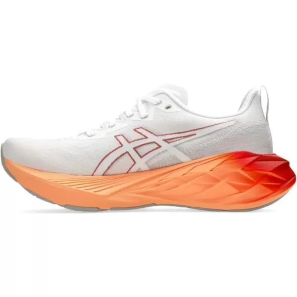 imageASICS Mens NOVABLAST 4 Running ShoeWhiteMoonrock
