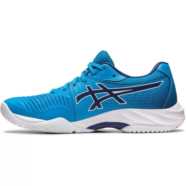 imageASICS Mens Netburner Ballistic FlyteFoam 3 Volleyball ShoesIsland BlueIndigo Blue