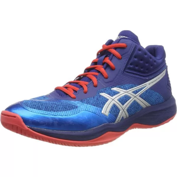 imageASICS Mens Netburner Ballistic FlyteFoam Mid Top Volleyball ShoesBlue Blue 1051a003 400
