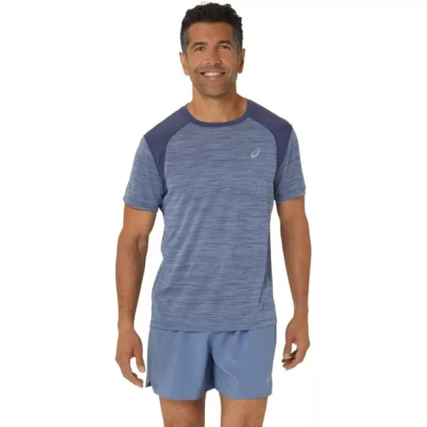 imageASICS Mens PR Lyte Short Sleeve ApparelDenim BlueThunder Blue