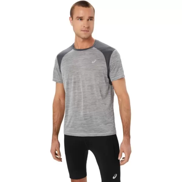 imageASICS Mens PR Lyte Short Sleeve ApparelPiedmont GreyDark Grey