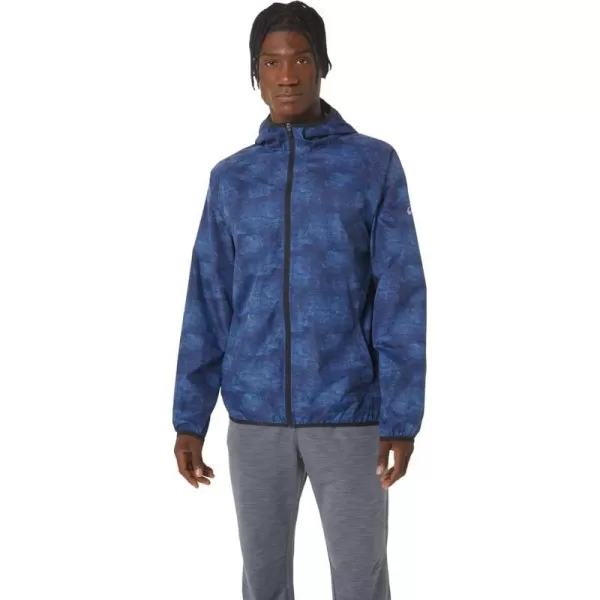 Tie Dye Blue Print/Perf Black