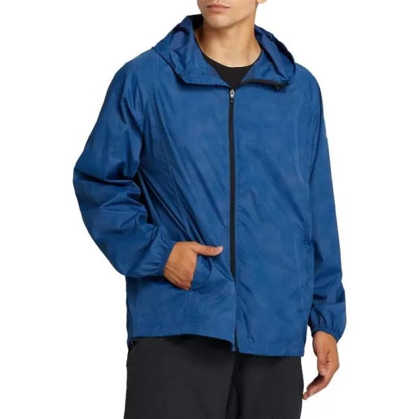 imageASICS Mens Packable JacketGrand Shark Linear Illusion Print