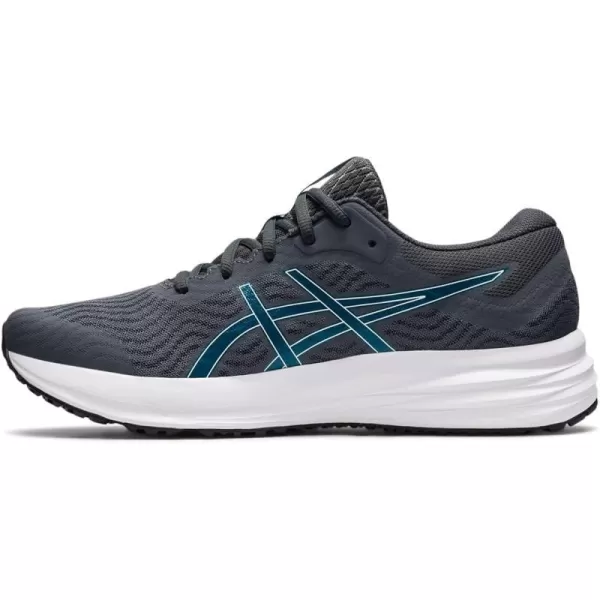 imageASICS Mens Patriot 12 Running ShoesCarrier GreyDeep Sea Teal