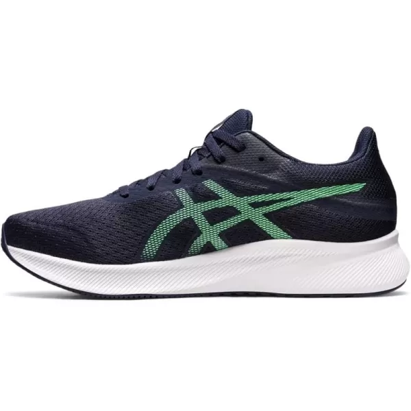 imageASICS Mens Patriot 13 Running ShoesMidnightNew Leaf