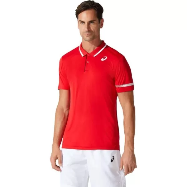 imageASICS Mens Polo Shirt Tennis ApparelClassic Red