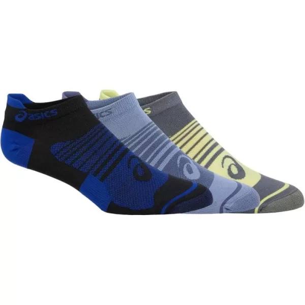 imageASICS Mens QUICK LYTE PLUS 3PK Training AccessoriesStorm BlueGlow Yellow