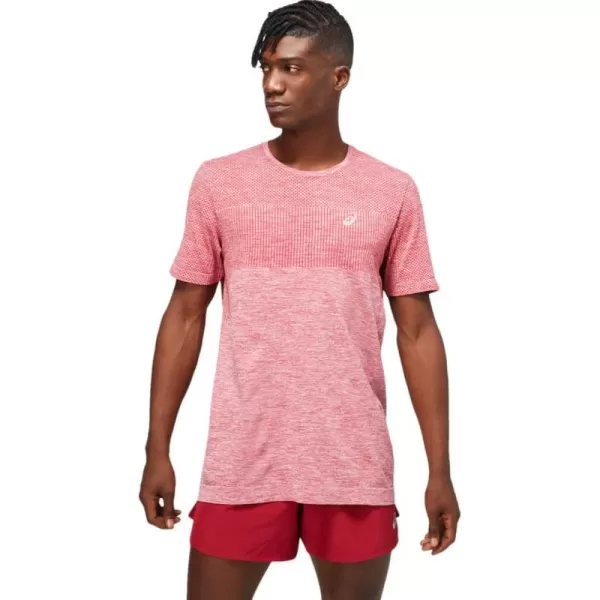 imageASICS Mens Race Seamless Short Sleeve Running ApparelBurgundy
