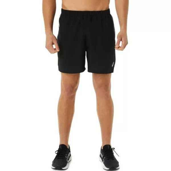 imageASICS Mens Ready Set 5IN Short Running ApparelPerformance Black