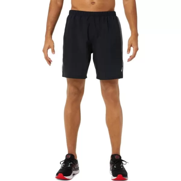 imageASICS Mens ReadySet 7IN Short Running ApparelPerformance Black