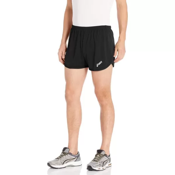 imageASICS Mens Rival II 12 Split Short Track amp Field ClothesBlack