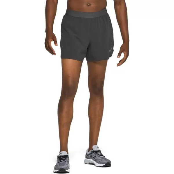 imageASICS Mens Road 5 Short Running ClothesGraphite Grey