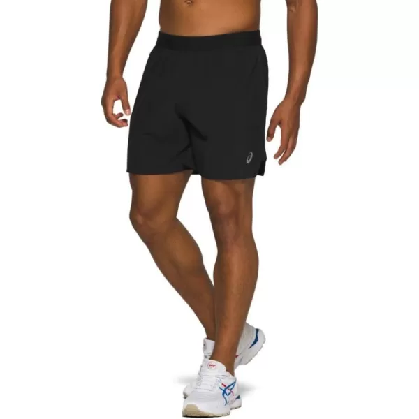 imageASICS Mens Road 7IN Short Running ApparelPerformance Black