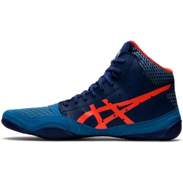 imageASICS Mens Snapdown 3 Wrestling ShoesAzureWhite