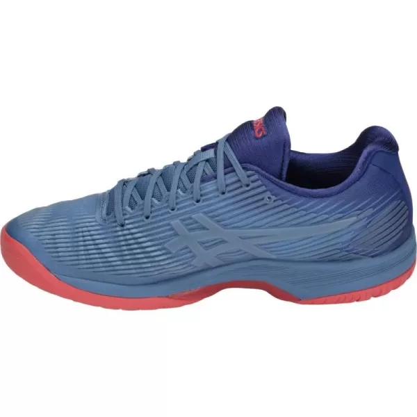 imageASICS Mens Solution Speed FlyteFoam Tennis ShoesAzureWhite